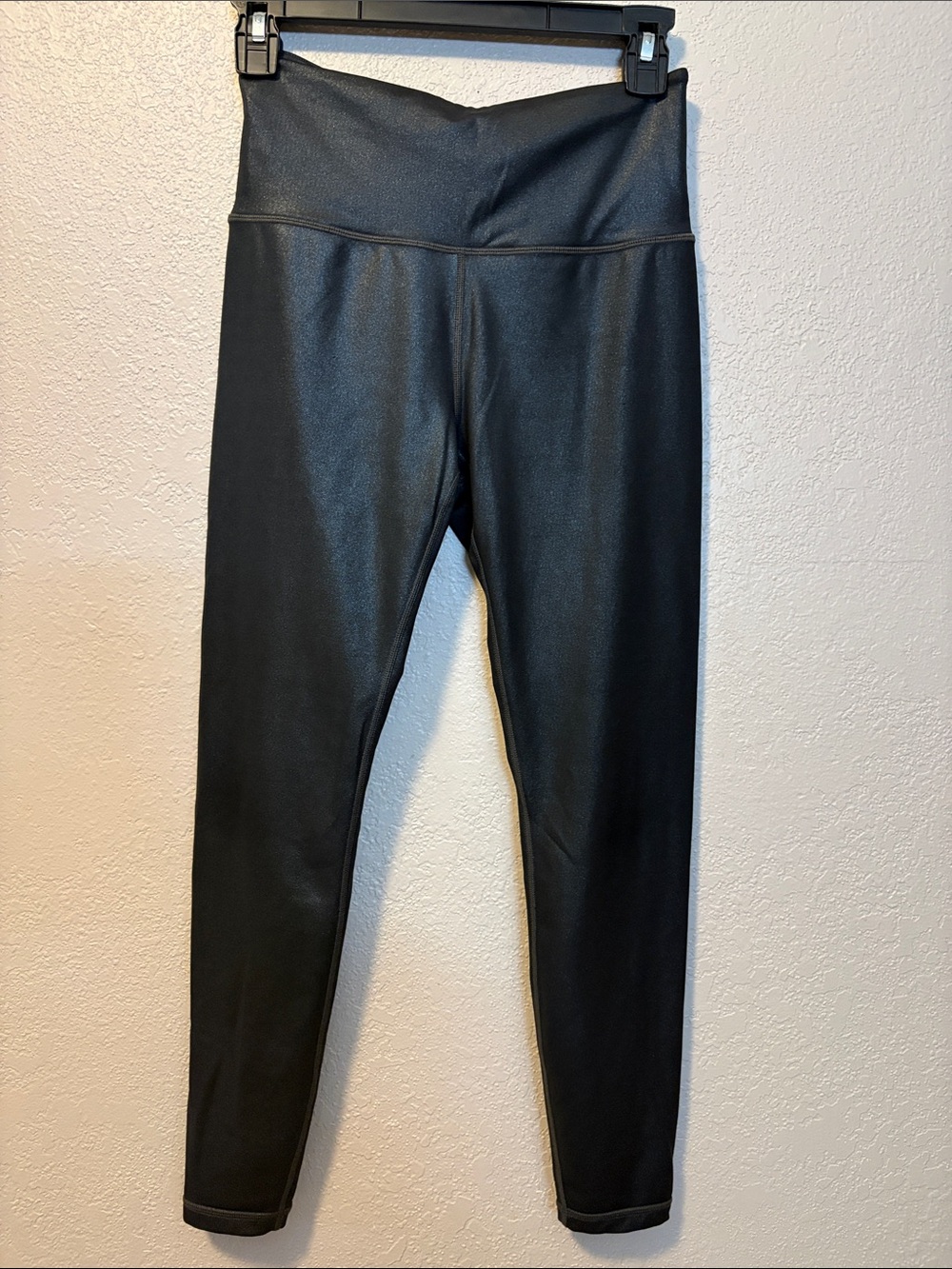 Athleta shimmer black elation ultra high rise tights size Small